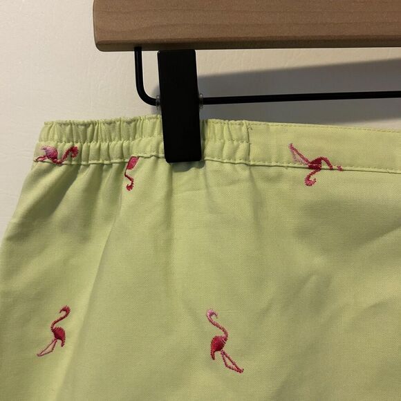 Karen Scott Sport Skort Womens 18 Flamingo Embroidered Zip Summer Casual golf - Picture 5 of 11